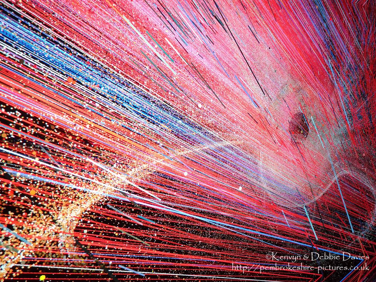 An interactive multi wall projection that was put on during the Manchester Science Festival. Inspired by Interstellar by the look of it.